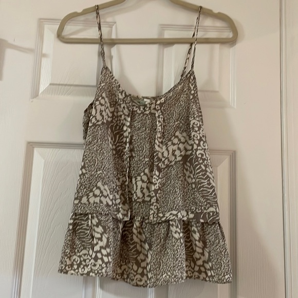 Kimchi Blue Tops - Gray and white animal print blouse - Size S